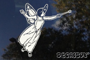 Garden Fairy Car Window Decal