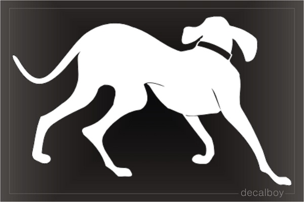 German Weimaraner Decal