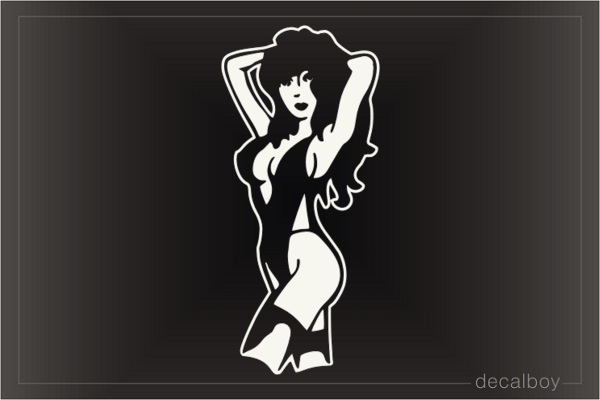 Girl 440 Car Window Decal