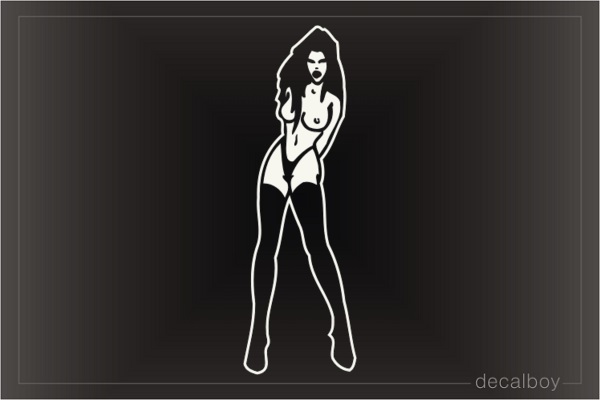 Girl 5510 Car Window Decal