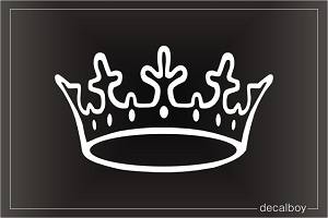 Crown Car Window Decal