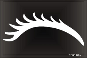 Eyelash Car Decal