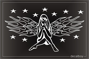 Fairy 4 Car Window Decal