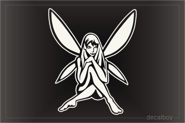 Fairy Girl Car Window Decal