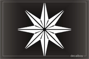 Star Shining Car Window Decal