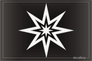 Star Sparkle Car Window Decal