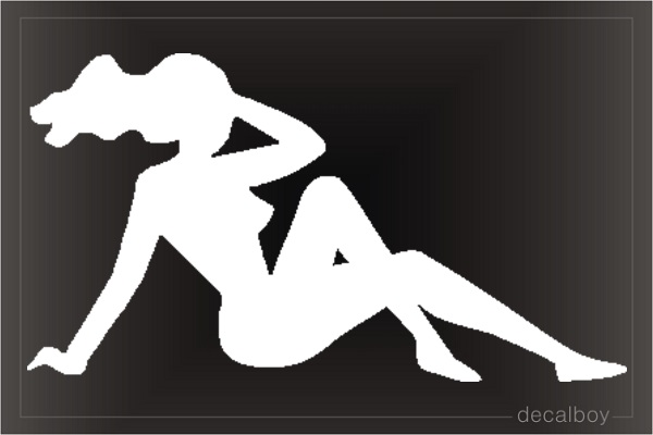 Victoria Mud Flap Girl Car Window Decal