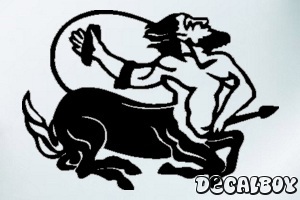 Greek Centaur Car Decal