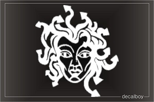 Greek Mythical Medusa Car Decal