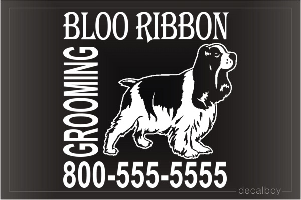 Grooming Salon Decal