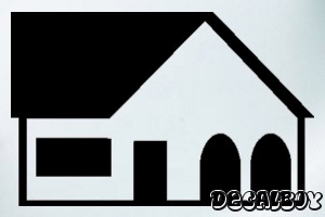 House 4 Car Decal