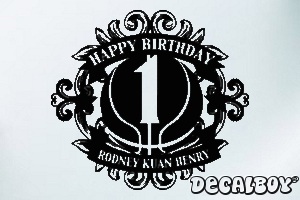 Happy Birthday Car Decal