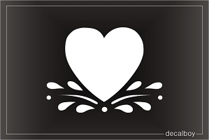 Heart 5581 Car Window Decal