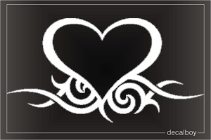 Heart Tattoo Die-cut Decal