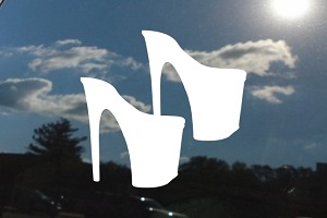 High Heels Car Decal