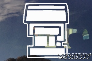 Aztec Calli House Auto Decal