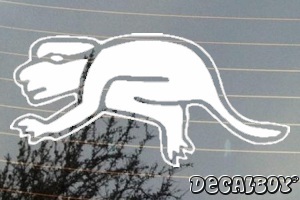 Aztec Cuetzpalin Lizard Auto Decal