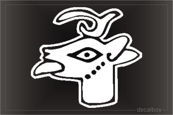 Aztec Mazati Deer Auto Decal