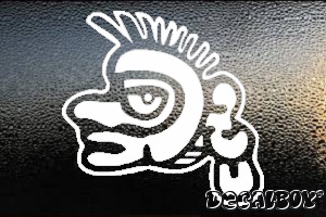 Aztec Ozomatli Monkey Auto Decal