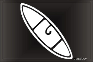 Aztec Tecpatl Flint Knife Auto Decal