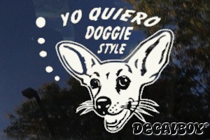 Yo Quiero Auto Decal