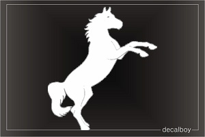 Norwegian Fjord Horse Car Window Decal