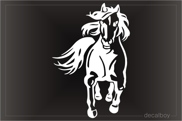 Horse American Saddlebred Car Window Decal