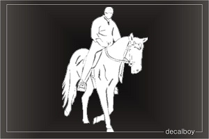 Karabakh Horse Ride Car Window Decal