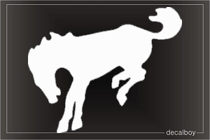 American Mustang Car Window Decal