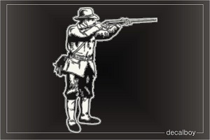 Hunter Car Window Decal