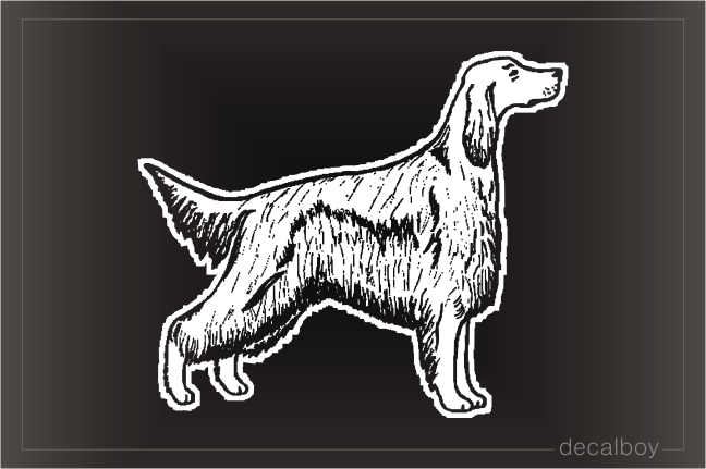 Irish Setter Car Window Decal