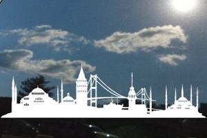 Istanbul Skyline Decal