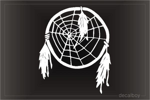 Dream Catcher Car Window Decal