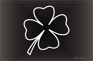 Irish Clover Decal