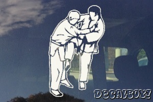 Judo Corner Reversal Window Decal