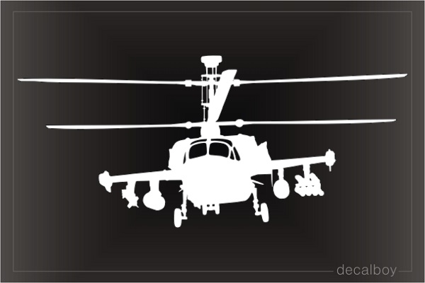 KA 52 Helicopter Decal