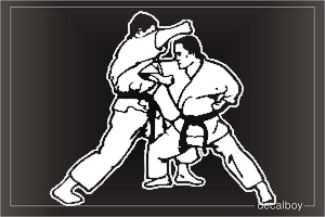 Karate Kenpo Fight Window Decal