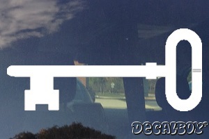 Key Locksmith Car Decal