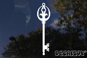 Key 3 Car Decal