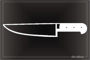 Knife Car Decal