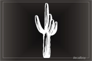 Desert Cactus Window Decal