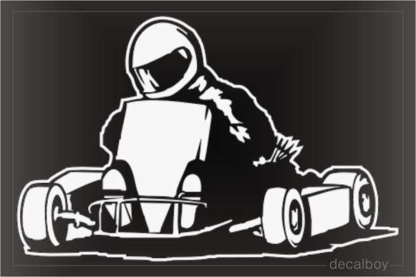 Karting Carting Window Decal