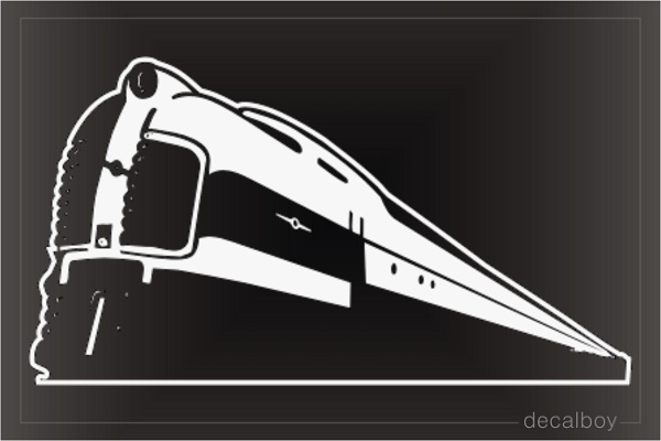 Locomotive Train Window Decal