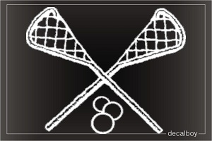 Lacrosse Window Decal