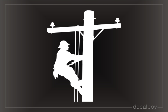 Lineman Decal