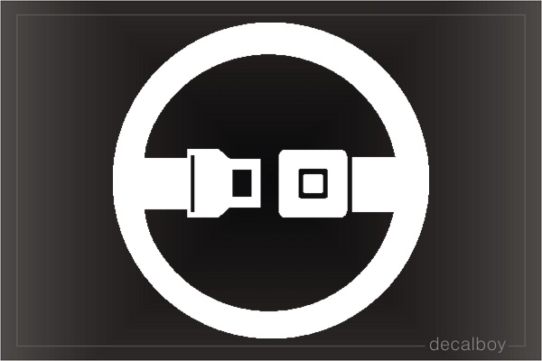 Buckle Up Car Decal