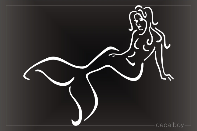 Mermaid Tribal Decal