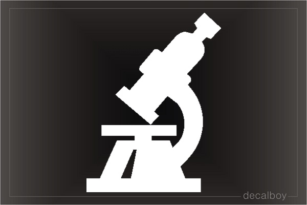 Microscope Car Decal