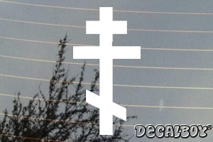 Cross 777 Window Decal