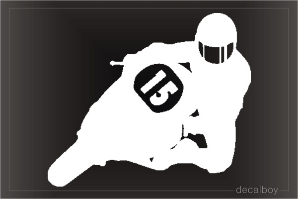 Motorcycle Sport Window Decal